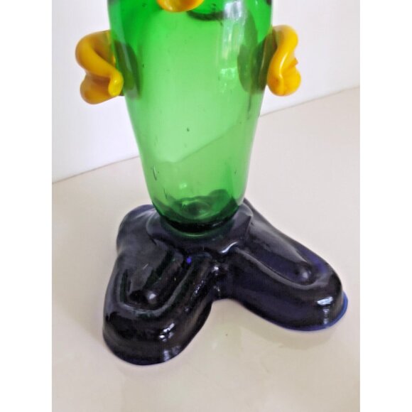 Murano Italy Multi Color Glass Circus Clowns Set of 2 - Picture 11 of 15
